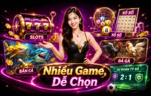 Giao diện mobile của ga888vnq hiển thị trên màn hình điện thoại
